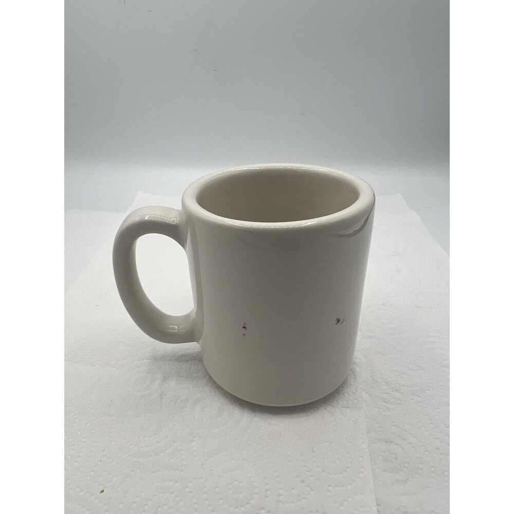 VTG DCC USA Heavy Restaurant Ware Diner Mug Coffee Cup Cream White